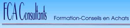 FCA Consultants _ Formation - Conseils en Achats _